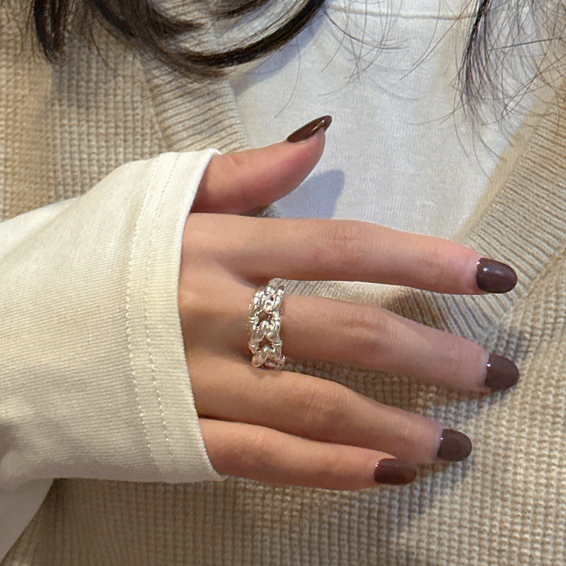 Korean S925 Silver Elegance Ring